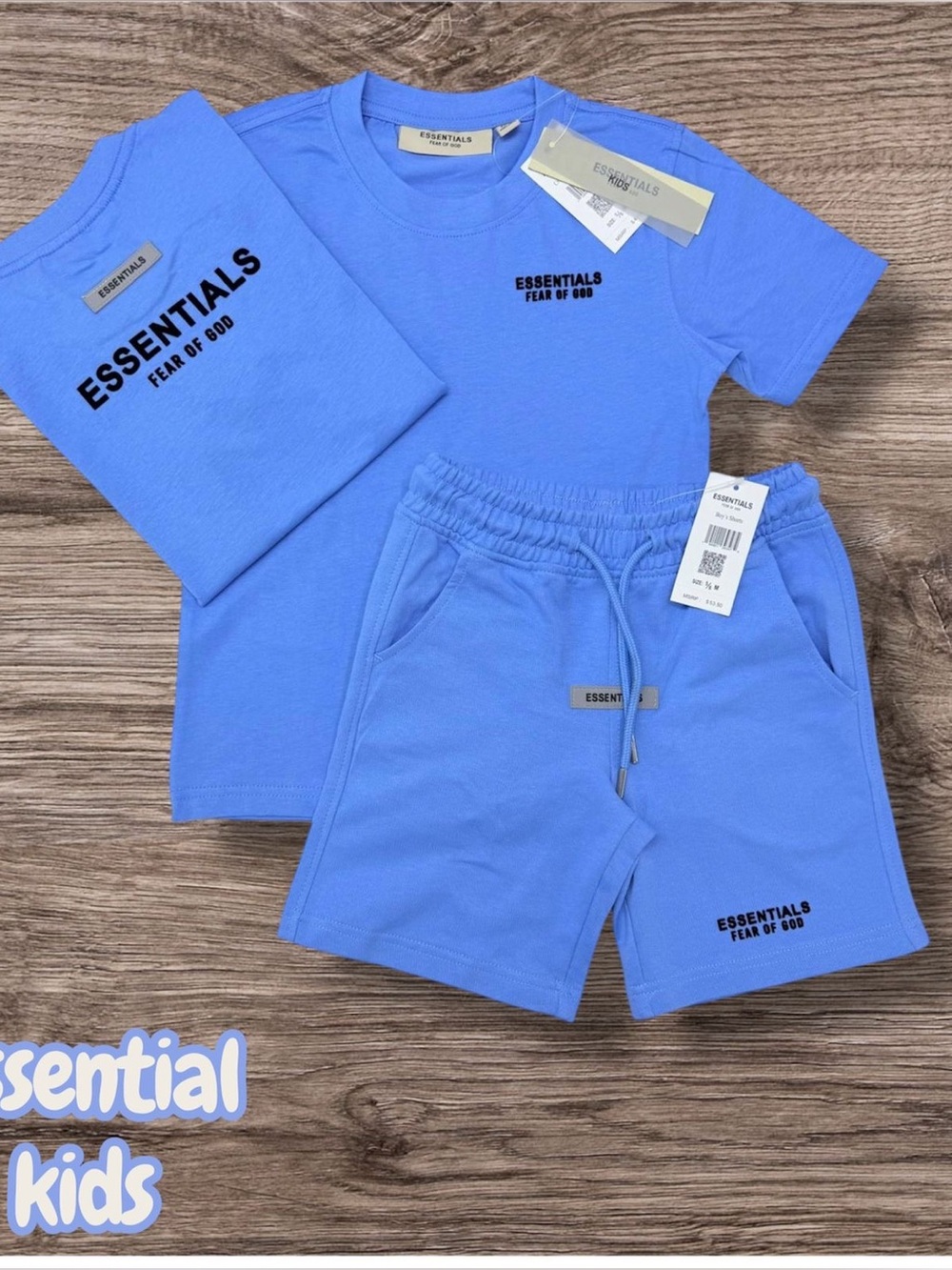 ESSENTIALS Fear of God Kids Tee & Shorts Set